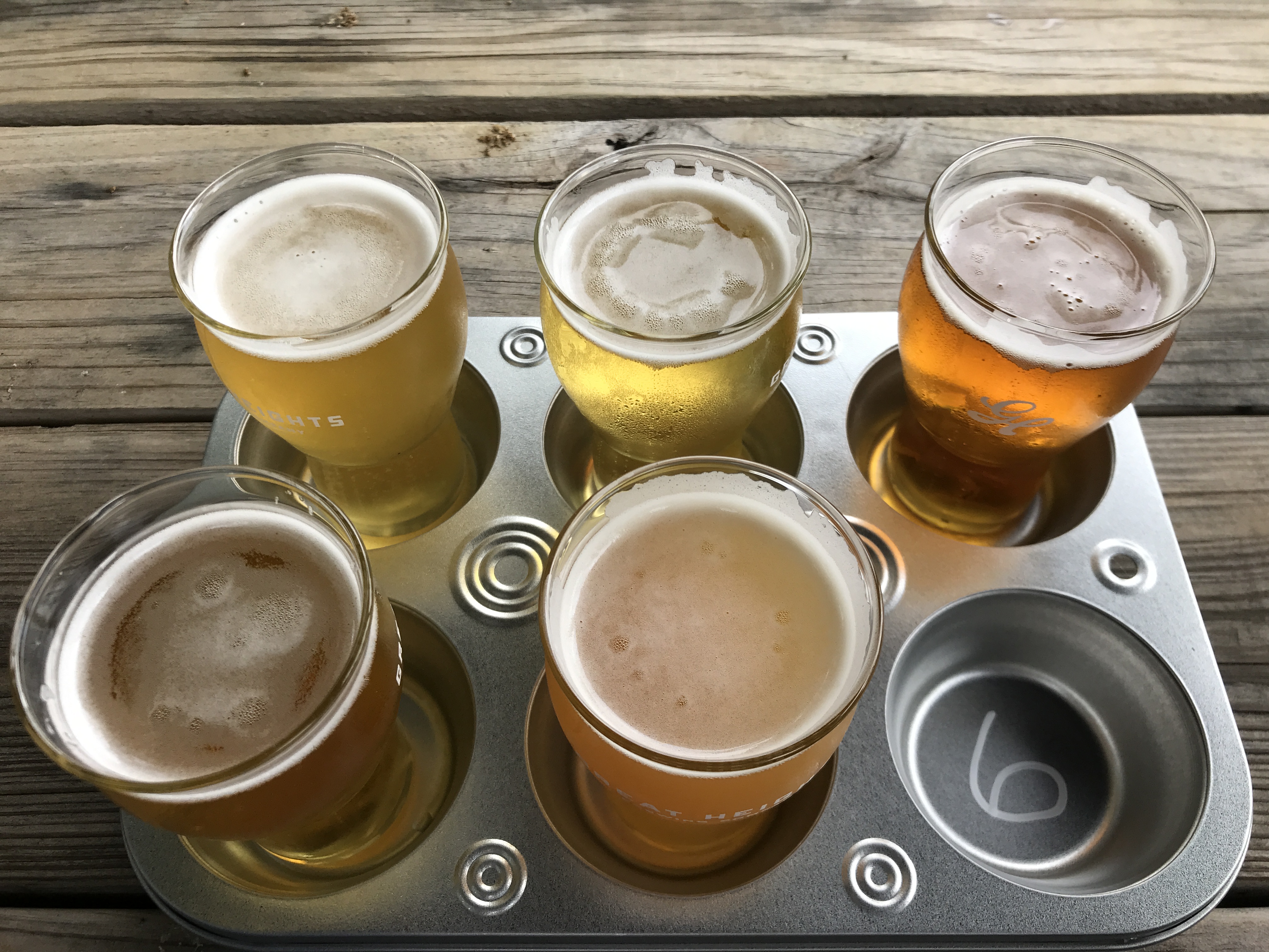 Samper platter of beers